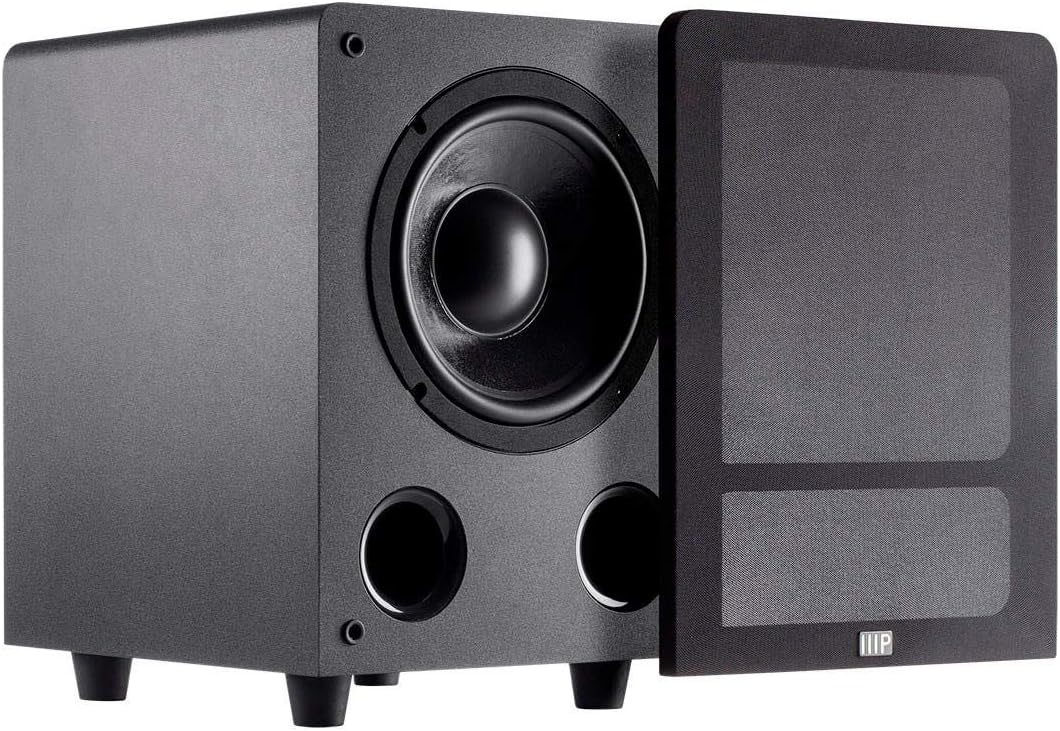 Monoprice 114567 Select 20,3 cm 200 W Subwoofer (schwarz) Klassisch, Klassisch