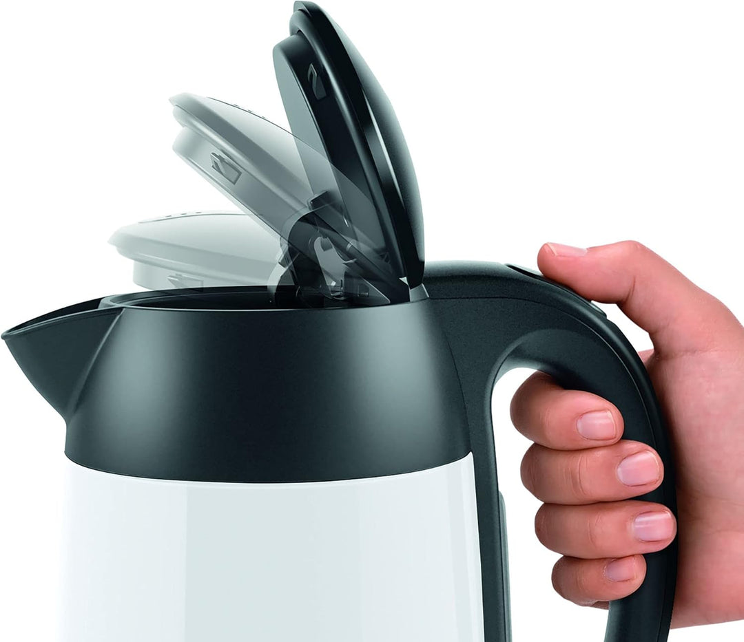 Bosch kabelloser Wasserkocher DesignLine TWK3P421 DesignLine kabelloser Wasserkocher, Ausgiessen ohn