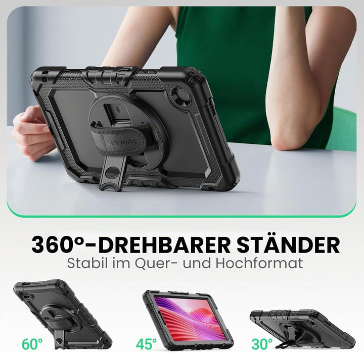 SEYMAC Hülle für Lenovo Tab One/Tab K9 Tablet 8,7 Zoll 2025 (TB305XU/TB305FU), Stossfeste Hülle mit
