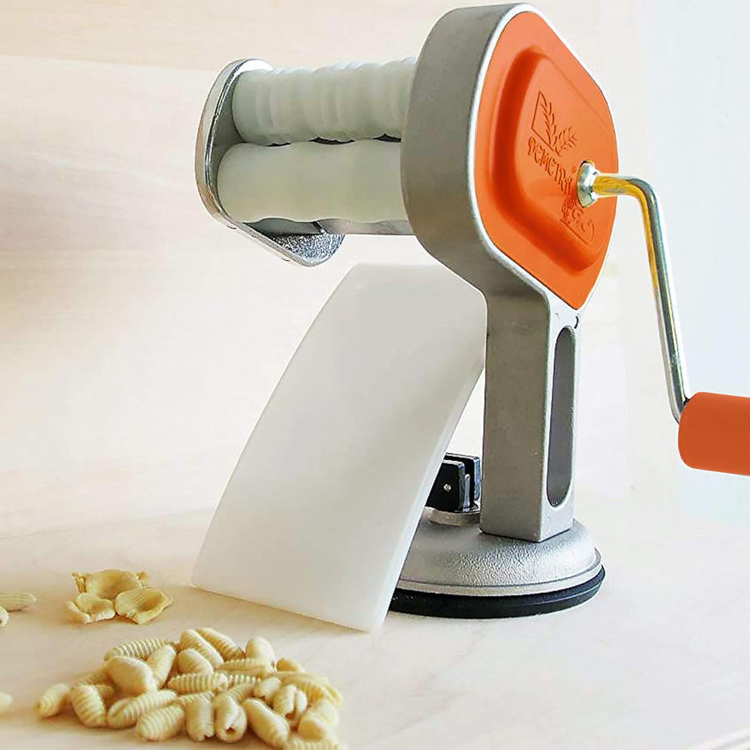 Demetra Maschine für Cavatelli, Ohrringen, Knödel und Knocchetti Sardi | mit Schutzhülle und Befesti