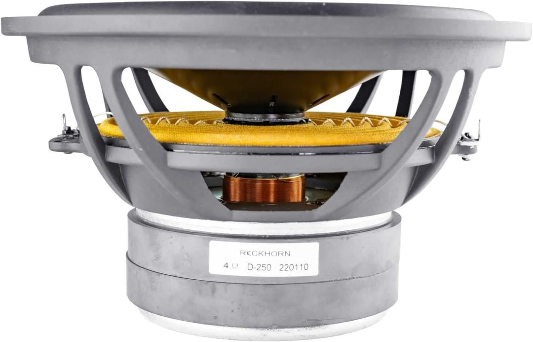Reckhorn D-250 Subwoofer Chassis Bass Einbau Lautsprecher 25cm / 150 Watt rms