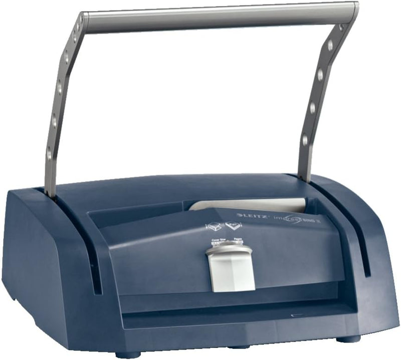 Leitz 73880000 Buchbindegerät impressBIND 280 für A4, blau/silber