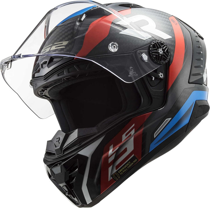 LS2, Integralhelme motorrad Thunder C Supra red blue 06, XXL XXL RED BLUE, XXL RED BLUE