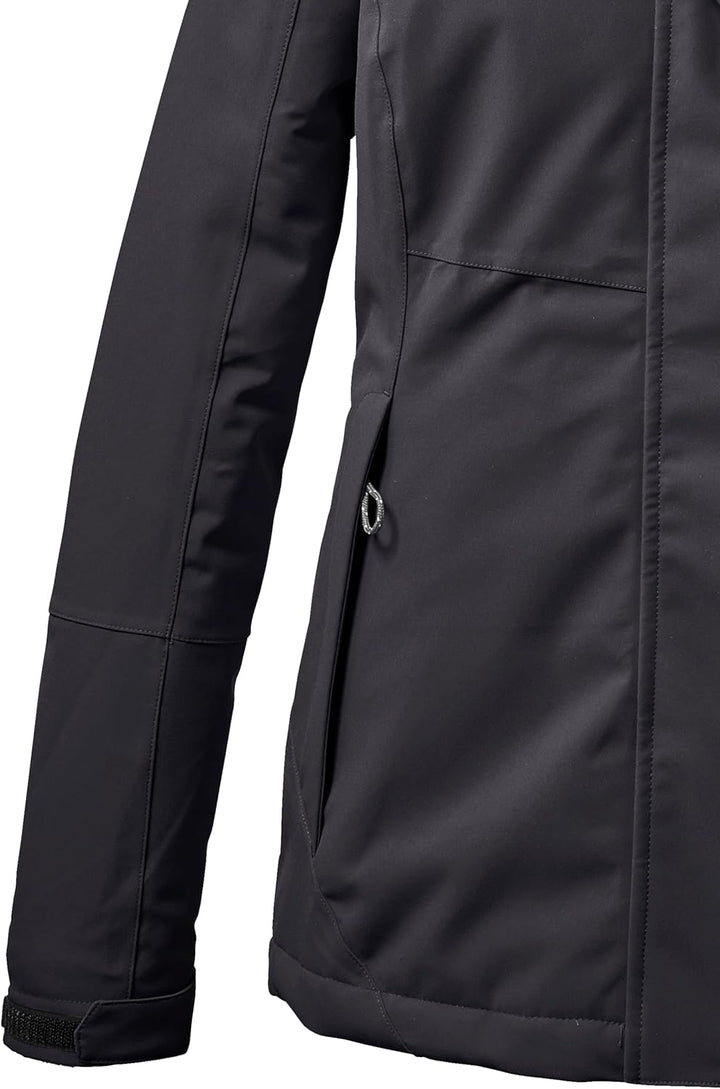 Killtec Damen Outdoorjacke Funktionsjacke mit abzippbarer Kapuze KOW 140 WMN Jckt wasserdicht, Windd
