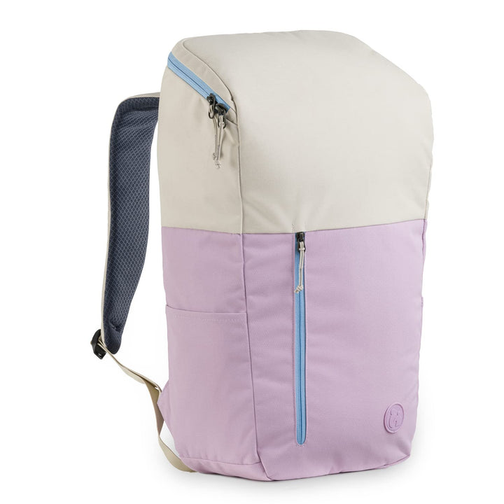 hauck Pack N Walk, Beige Lavendel - Wickelrucksack und Wickeltasche 22 Liter mit Innentaschen, Ausse