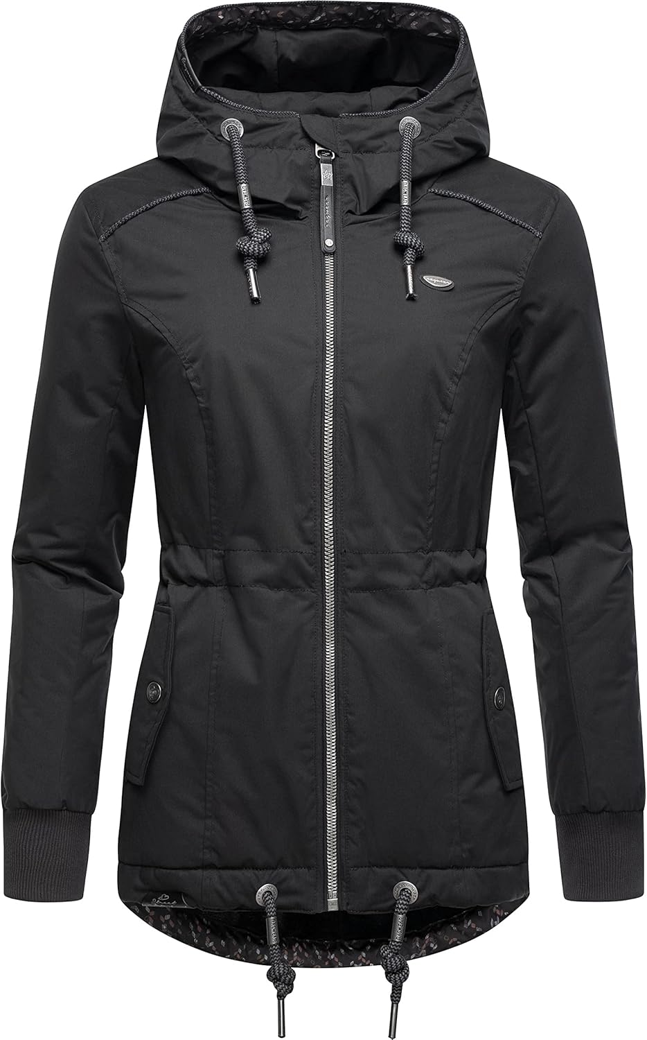 Ragwear Damen Winterjacke Outdoorjacke mit Kapuze YM-Danka XS-6XL M Black22, M Black22