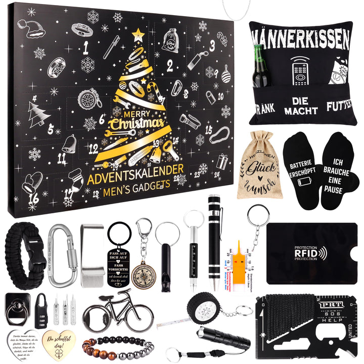 Jeasona Werkzeug Adventskalender 2026 für Männer Erwachsene Herren | Adventskalender Ideen Weihnacht