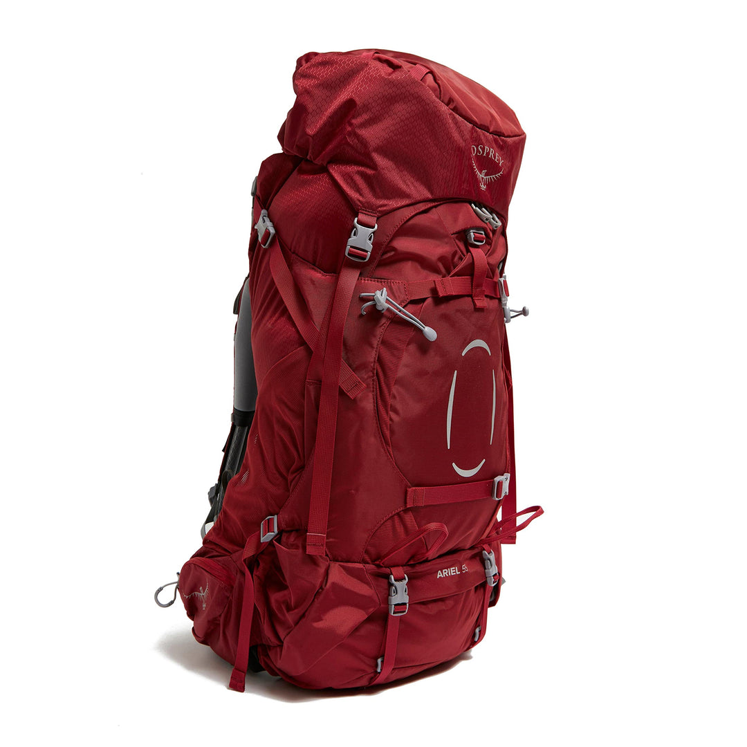 Osprey Ariel 55 Trekkingrucksack für Frauen Claret Red WM/L, Claret Red WM/L