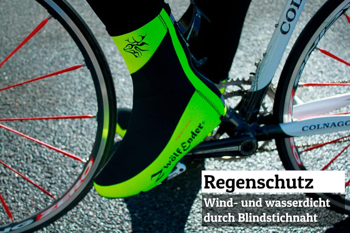 Zwölfender Classic Winddichte, wasserdichte und wärmeisolierende Neopren-Überschuhe für Herren und D