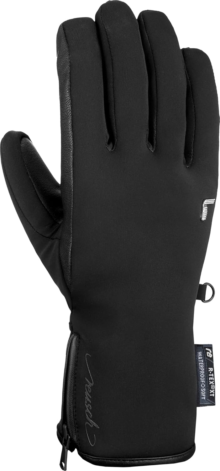 Reusch Damen Handschuhe Tiffany R-tex Xt Extra Warm, Wasserdicht, Atmungsaktiv 6 Schwarz, 6 Schwarz