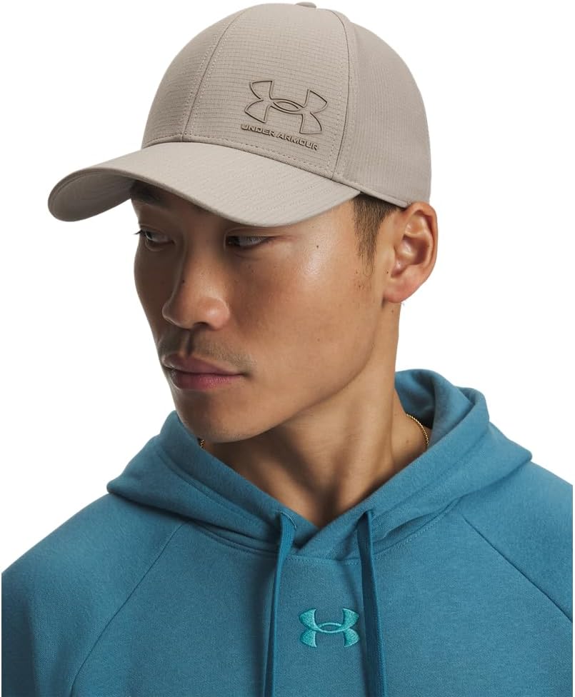Under Armour Men's Blitzing Trucker Cap M-L Timberwolf Taupe (204) / Timberwolf Taupe, M-L Timberwol