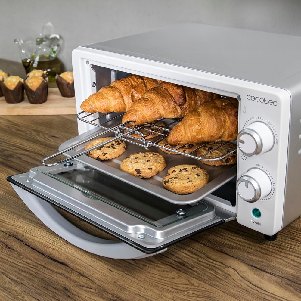 Cecotec Tischofen Bake&Toast 1090 White, 10 L, 1000 W, Timer 60 Minuten, einstellbare Temperatur bis