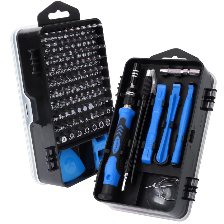 SHARDEN Feinmechaniker Schraubendreher Set, 122 in 1 Mini Präzisions Werkzeug Kit mit Torx T2 T5 T6
