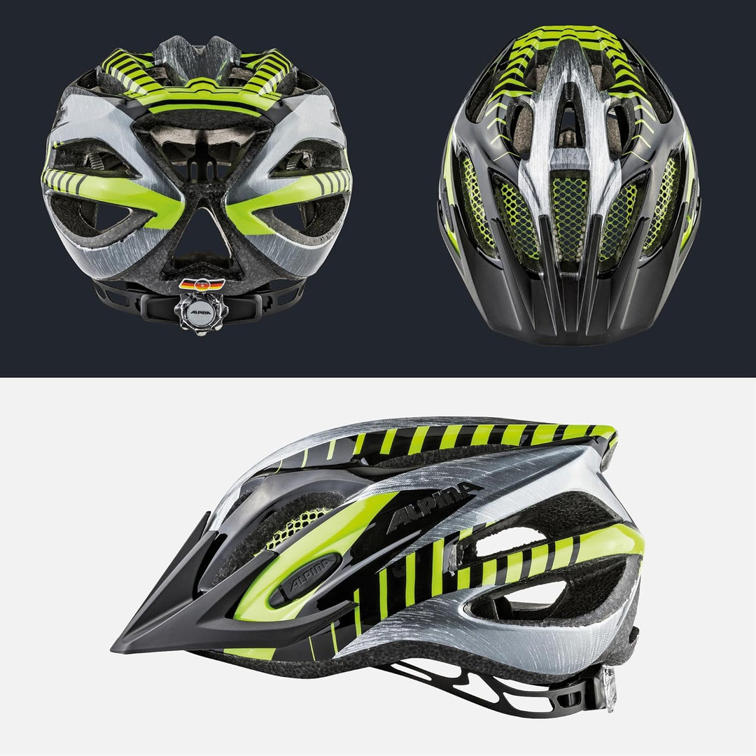 ALPINA FB JR. 2.0 - Stossabsorbierender, Leichter & Stabiler Fahrradhelm Mit nachrüstbarem LED Für K