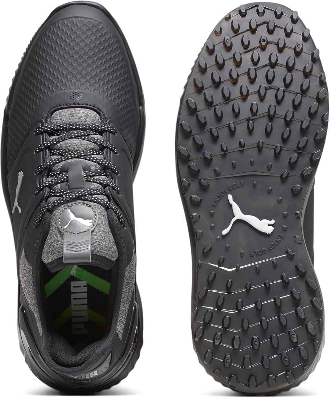 PUMA Herren Ignite Elevate Golfschuh 46.5 EU Puma Black Quiet Shade, 46.5 EU Puma Black Quiet Shade