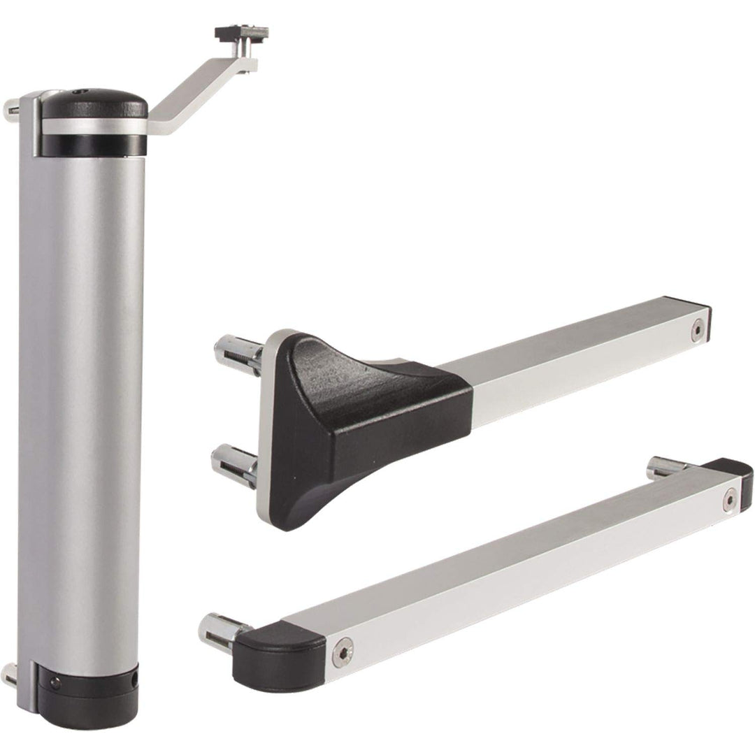 LOCINOX ZILV Türschliesser Lion, für Türen bis zu 75 kg, Aluminium silberfärbig, Silber