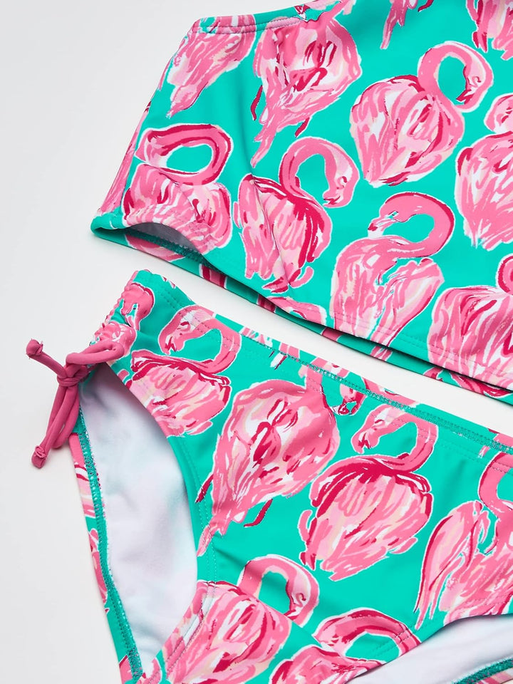 Kanu Surf Mädchen Tankini-Set 12 Hallie Grüner Flamingo, 12 Hallie Grüner Flamingo