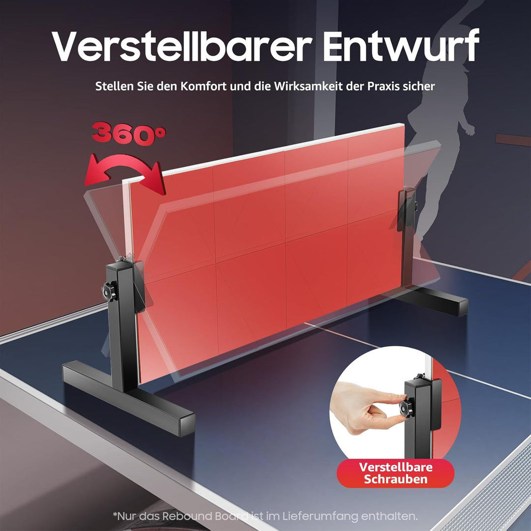 TESUGN Tischtennis Rebound Board, Tischtennis-Rückprallbrett, Countertop Ping Pong Return Board Indo
