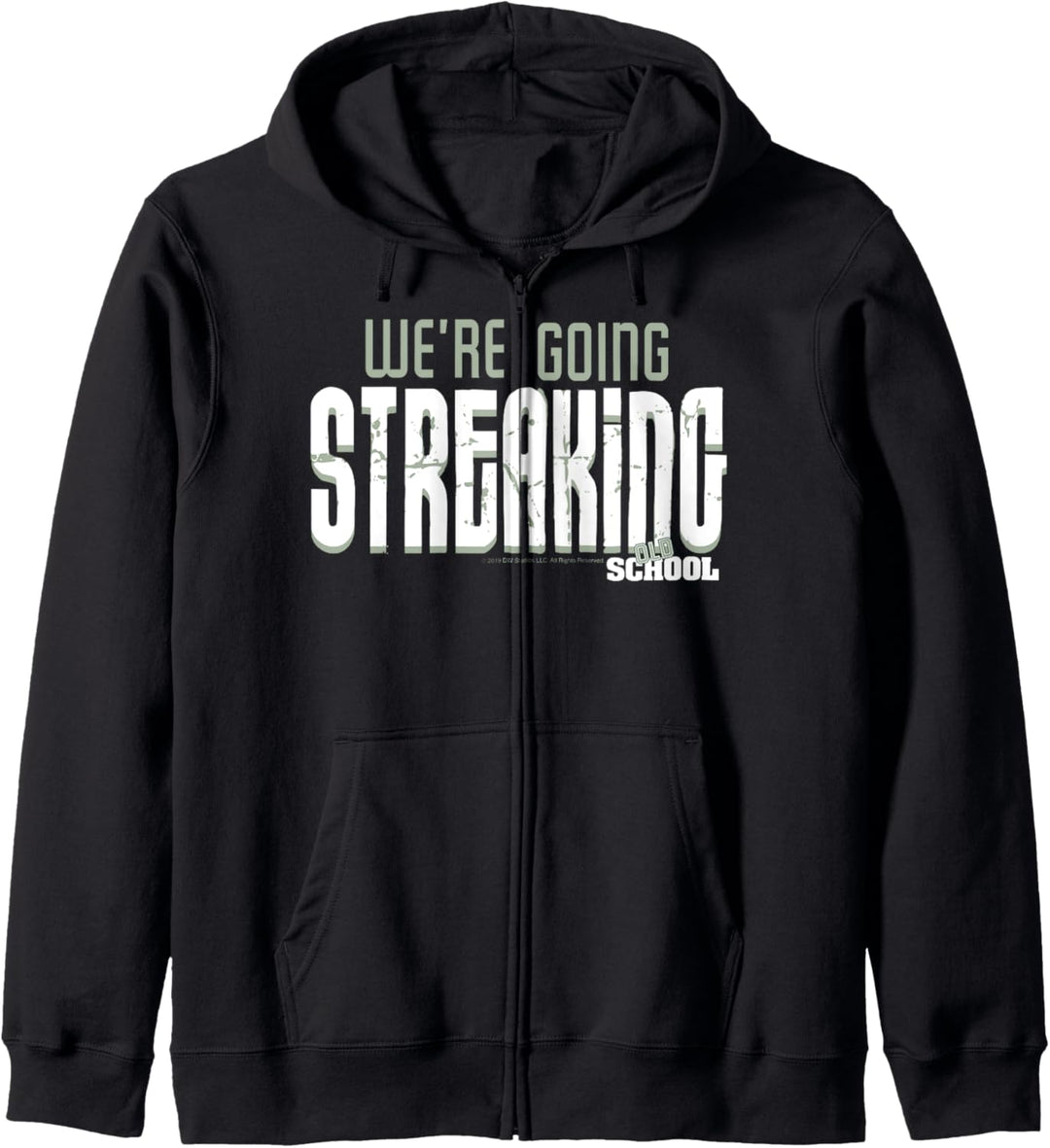 Old School We're Going Streaking Kapuzenjacke