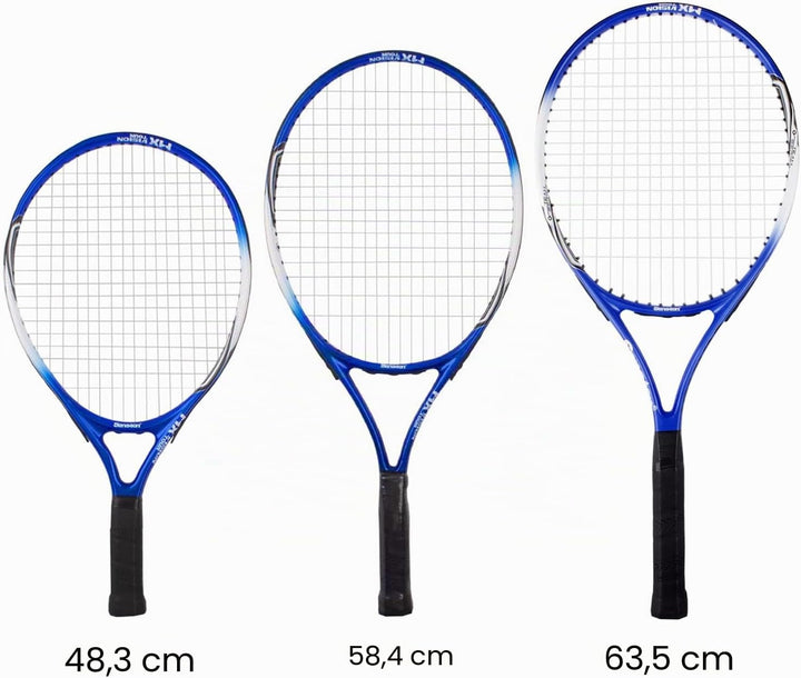 Senston Tennisschläger 19/23/25 One-Piece-Design Tennis Schläger Set mit Tennistasche,Overgrip,Vibra