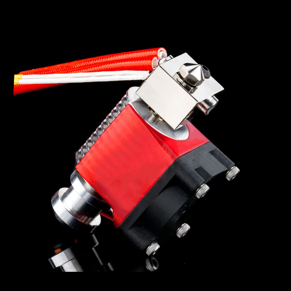 BZ 3D V6 Plated Copper Hotend 12V 40W Kit,V6 Beschichtete Kupfer Heizblock,Düse 0.4mm,Titaniumlegier