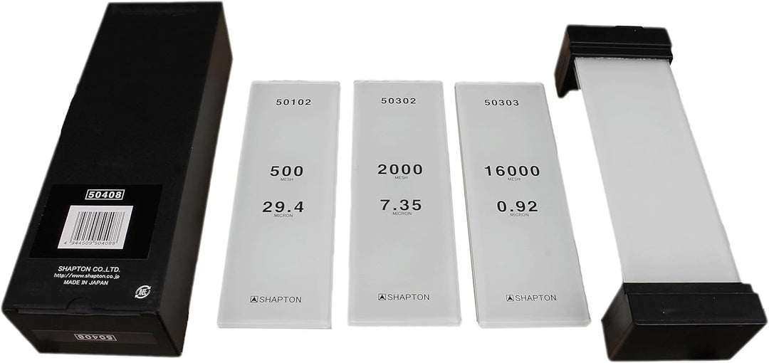 Shapton Glass Stone Kit 500, 2000, 16000, Holder (japan import)