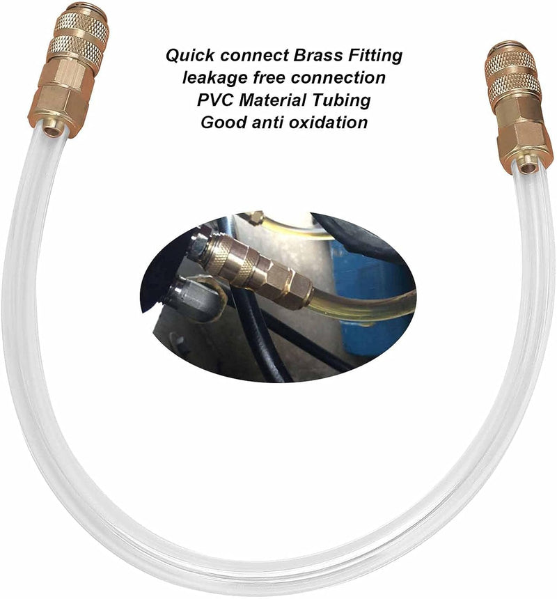 Hydraulisches Lenkrohr,Entlüftungsset für Boote Füllset Kompatibel mit Seastar Hydraulischen Lenksys