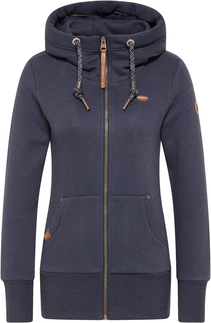 Ragwear Neska Zip Hoody Damen (M, Navy)