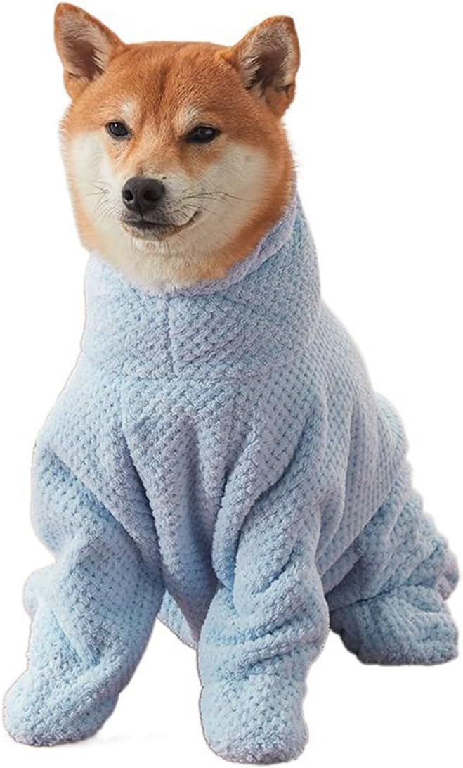 Hunde-Bademantel, volle Abdeckung, schnell trocknend, super saugfähig, Bademantel, Handtuch für Katz