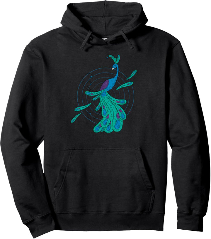 Pfauenfeder Pfau Pullover Hoodie