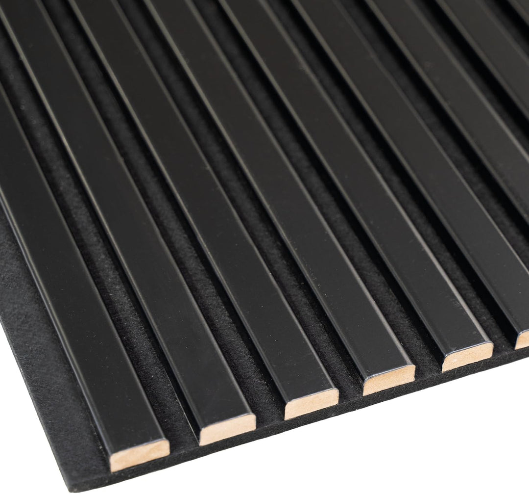 KAISER plastic® Akustikpaneele | Farbe: schwarz | Wandpaneele in verschiedenen Formaten | Deko Wohnz
