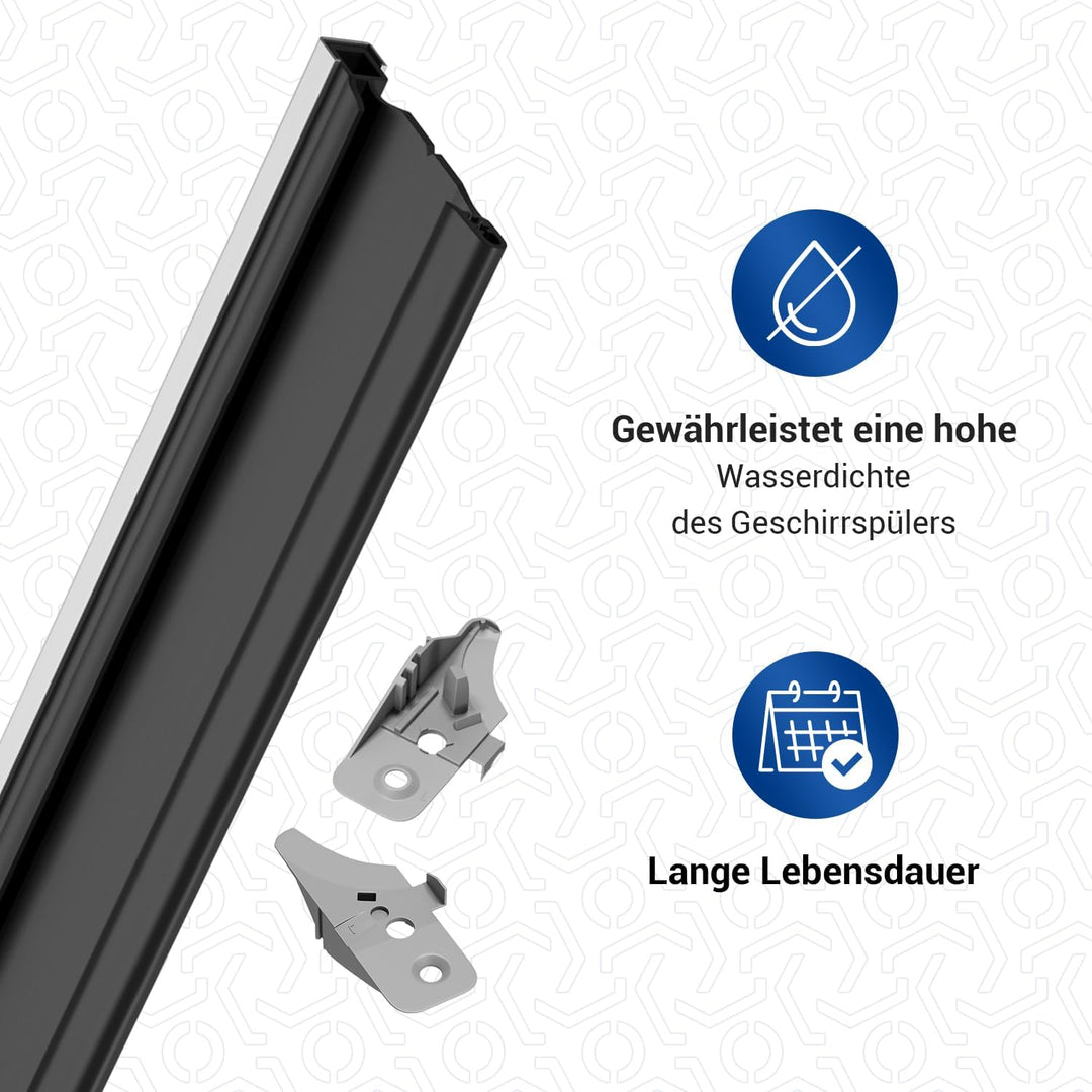 VIOKS Schürzendichtung Dichtung Spülmaschine 56 cm Ersatz für Bosch Siemens 298534 00298534 Türdicht