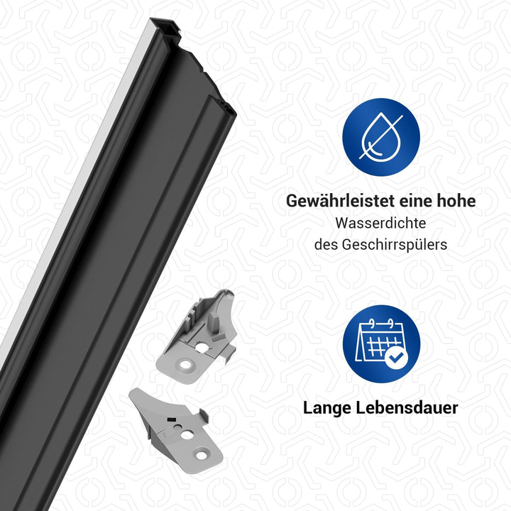 VIOKS Schürzendichtung Dichtung Spülmaschine 56 cm Ersatz für Bosch Siemens 298534 00298534 Türdicht