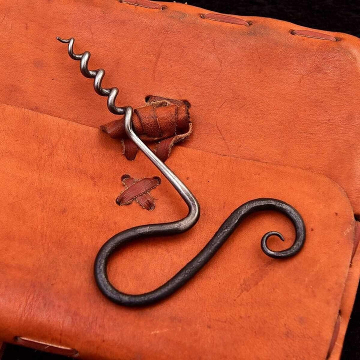 MAQSON Geschmiedeter Korkenzieher Mittelalter Stahl Eisen Wikinger 645EA