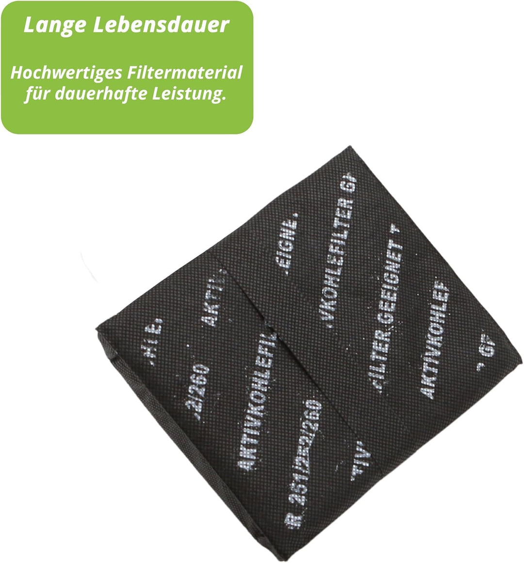 Hochwertiges Filterset 1 Aktivfkohlefilter und 1 Hepafilter passend für Vorwerk Tiger 260, VT260 - H