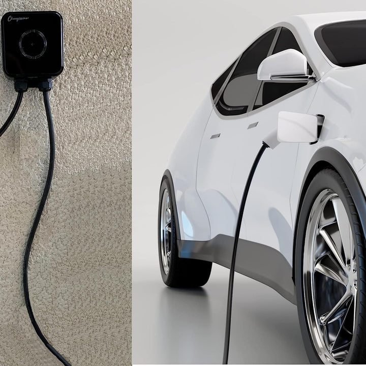 Wallbox Ladestation CHARGISSIMO 3,6KW | 7,2 kW für EV Elektroautos und Plug in Hybridauto 5 Meter Ty