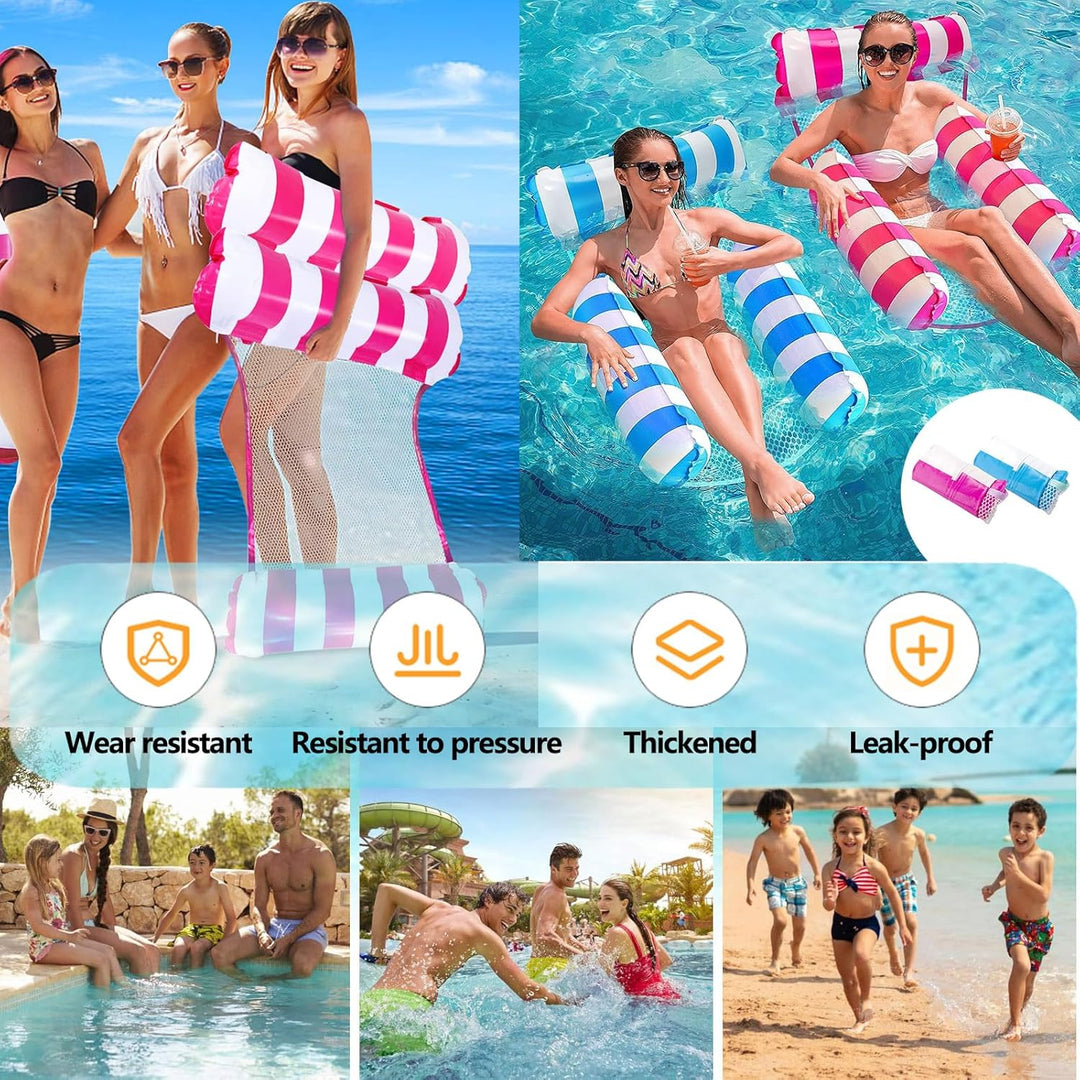 Luftmatratze Pool Aufblasbare Wasserhängematte Pool Aufblasbar Wasser Hängematte 4 In 1 Aufblasbare