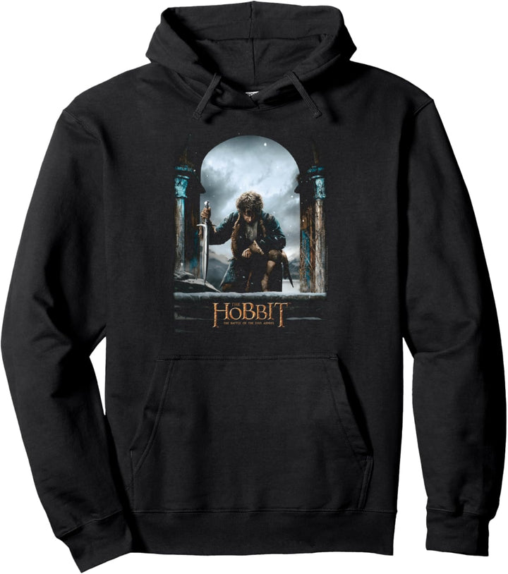 Hobbit Bilbo Kneel Poster Pullover Hoodie