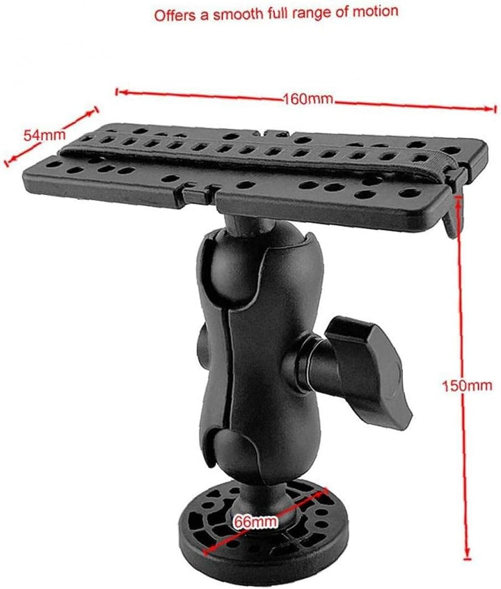 Ruluti 2 stücke Elektronischer Fisch Finder Mount Universal 360 Grad Swivel Marine Fishfinder GPS Te