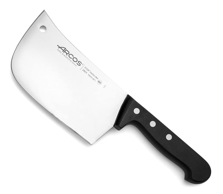 Arcos 282404 Serie Universal - Hackmesser - Klinge Nitrum Edelstahl 160 mm - HandGriff Polyoxymethyl