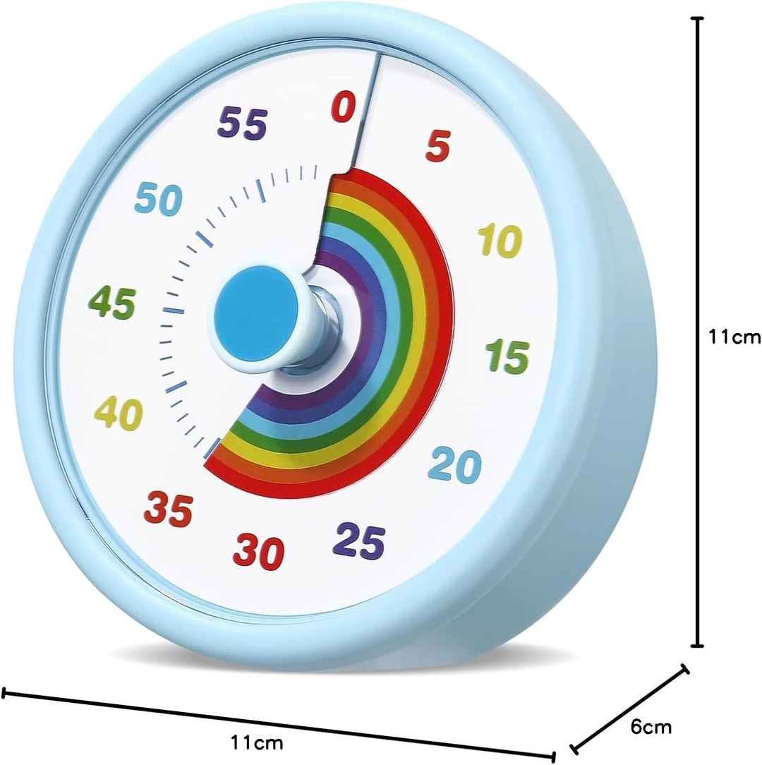 Visueller Timer für Kinder 60 Minuten Countdown Timer mit Grossem Bildschirm, für Kinder Zahnputztim