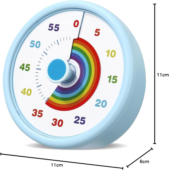 Visueller Timer für Kinder 60 Minuten Countdown Timer mit Grossem Bildschirm, für Kinder Zahnputztim