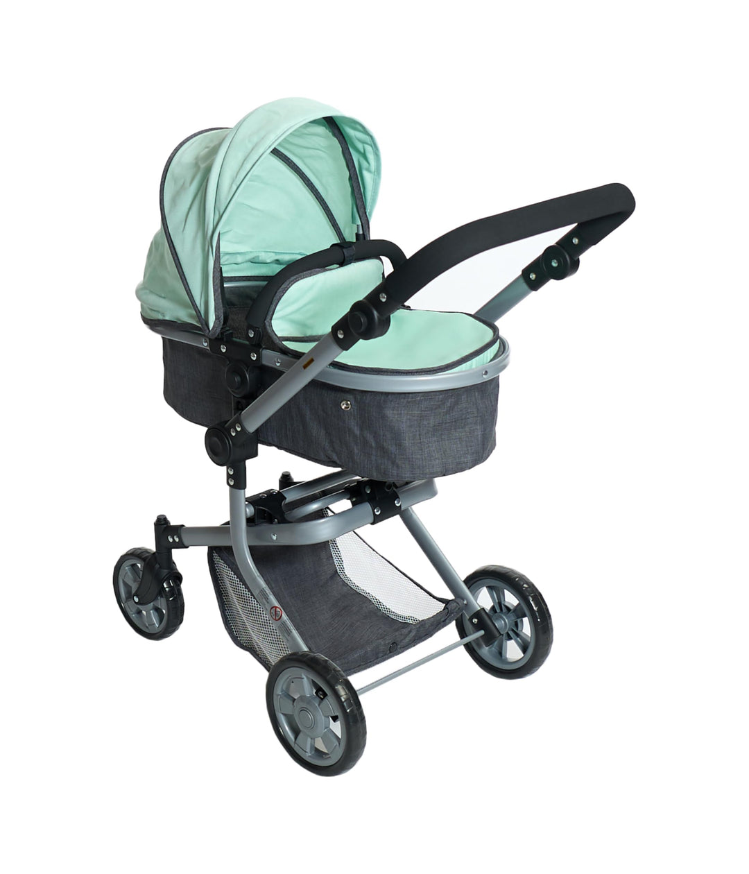 Bayer Chic 2000 - Puppenwagen Mika, 2in1 Kombipuppenwagen für Kinder von 4 bis 8 Jahren, Kinderwagen