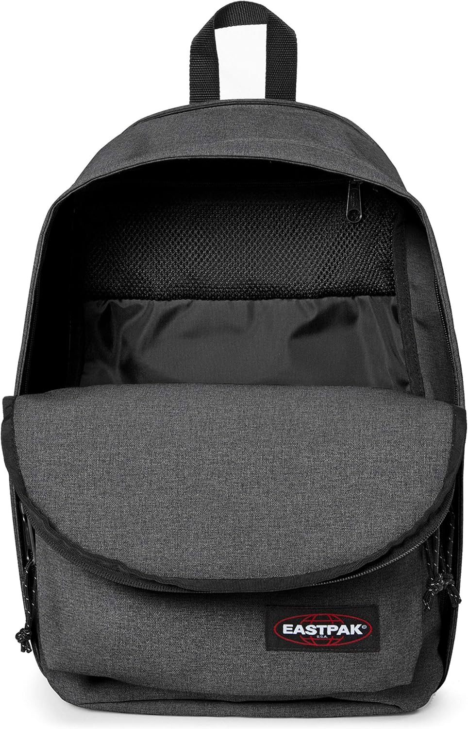 EASTPAK Unisex Back To Work Rucksack (1er Pack) Einheitsgrösse Black Denim, Einheitsgrösse Black Den