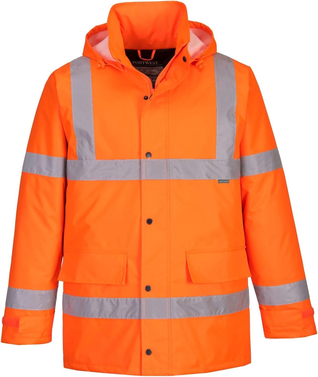 Portwest Giacca Traffic Hi-Vis XL Orange, XL Orange