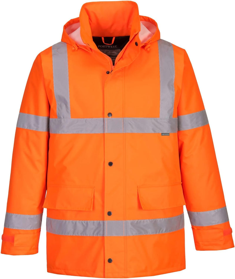 Portwest Giacca Traffic Hi-Vis Orange XS, Orange XS