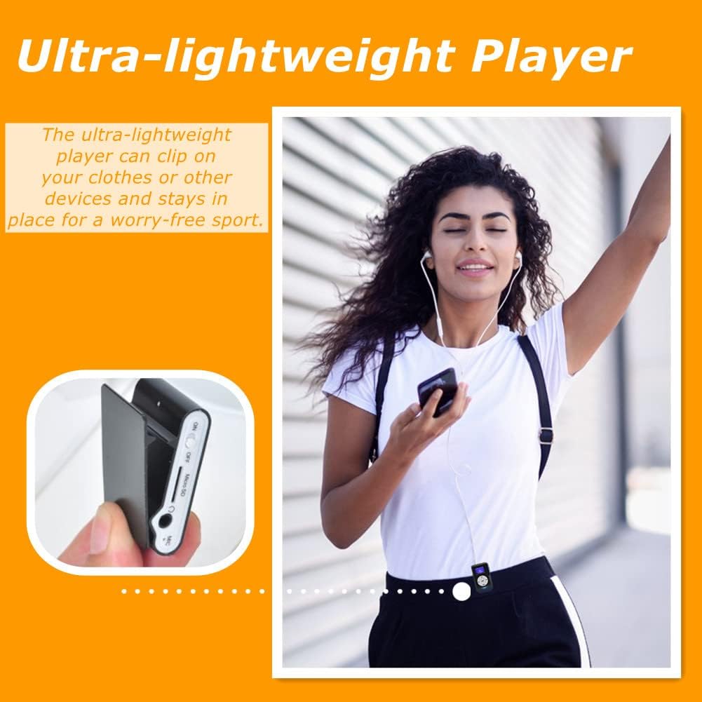 Tragbarer Verlustfreier HiFi-MP3-Musikplayer mit Speichersteckplatz und Langlebigem Akku für Den Aus