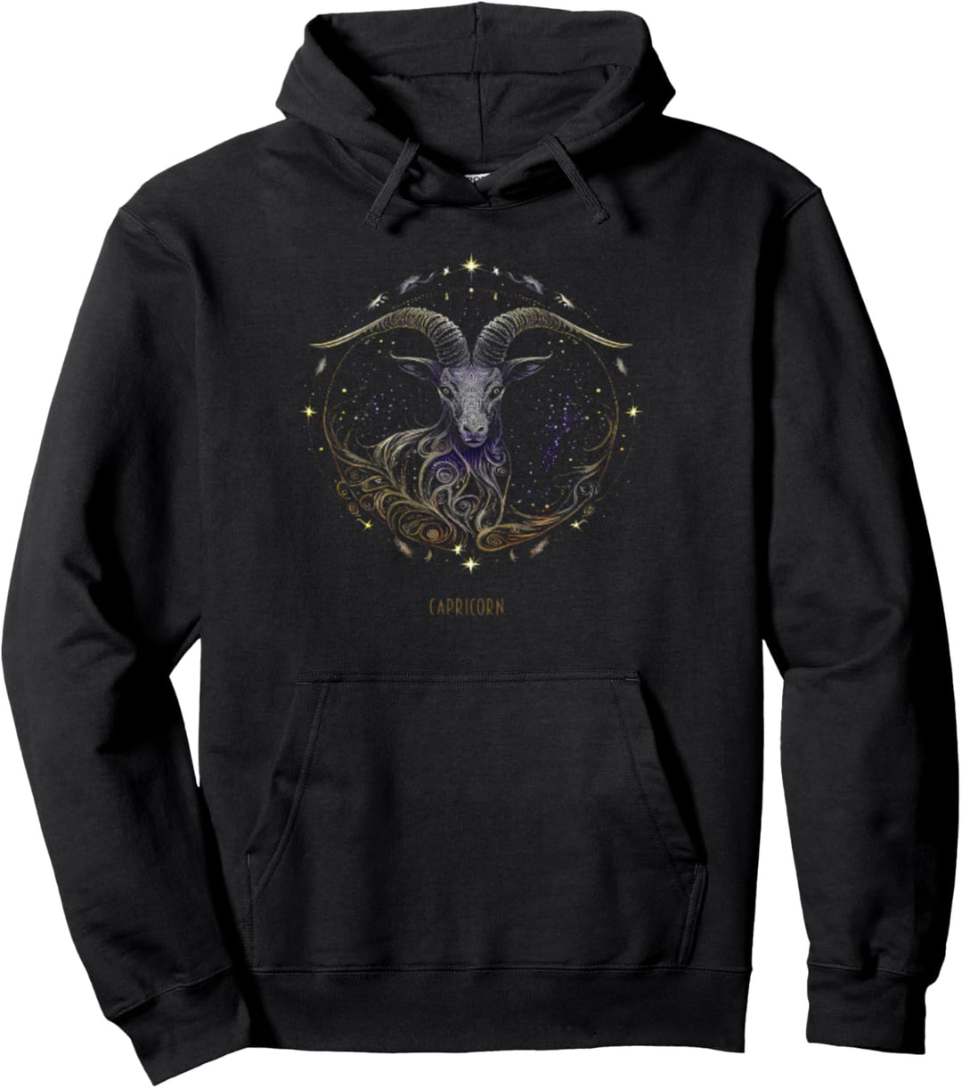 Steinbock Sternzeichen Pullover Hoodie