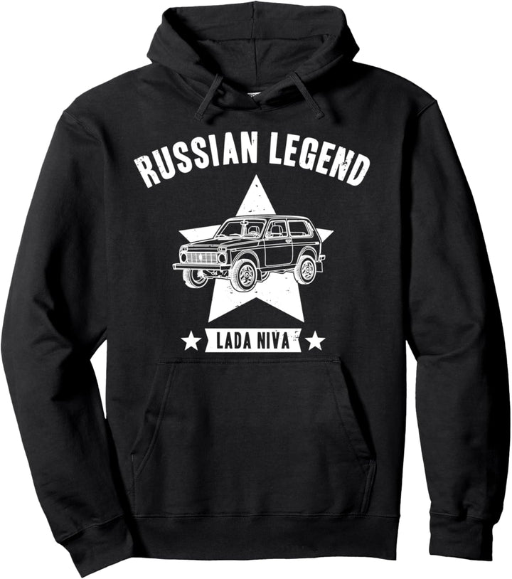Russisches Lada Niva VAZ-2121 Russland T Shirt Pullover Hoodie