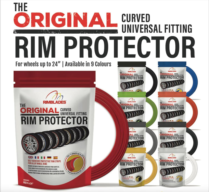 Rimblades FELGENSCHUTZ & STYLING schwarz NEUESTE AUSFÜHRUNG 2016 Alu Felgen Schutzring Felgenringe F